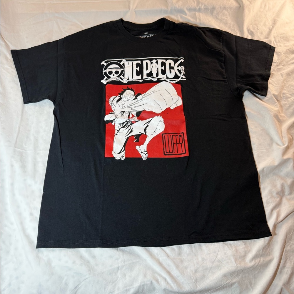 Black Graphic One Piece T-Shirt